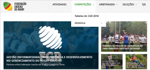 CGR 2018 - ícone no site da FGR para as tabelas