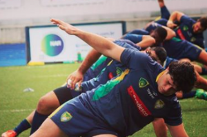 Curso de preparação física na Jornda de Formação em rugby - abril 2018